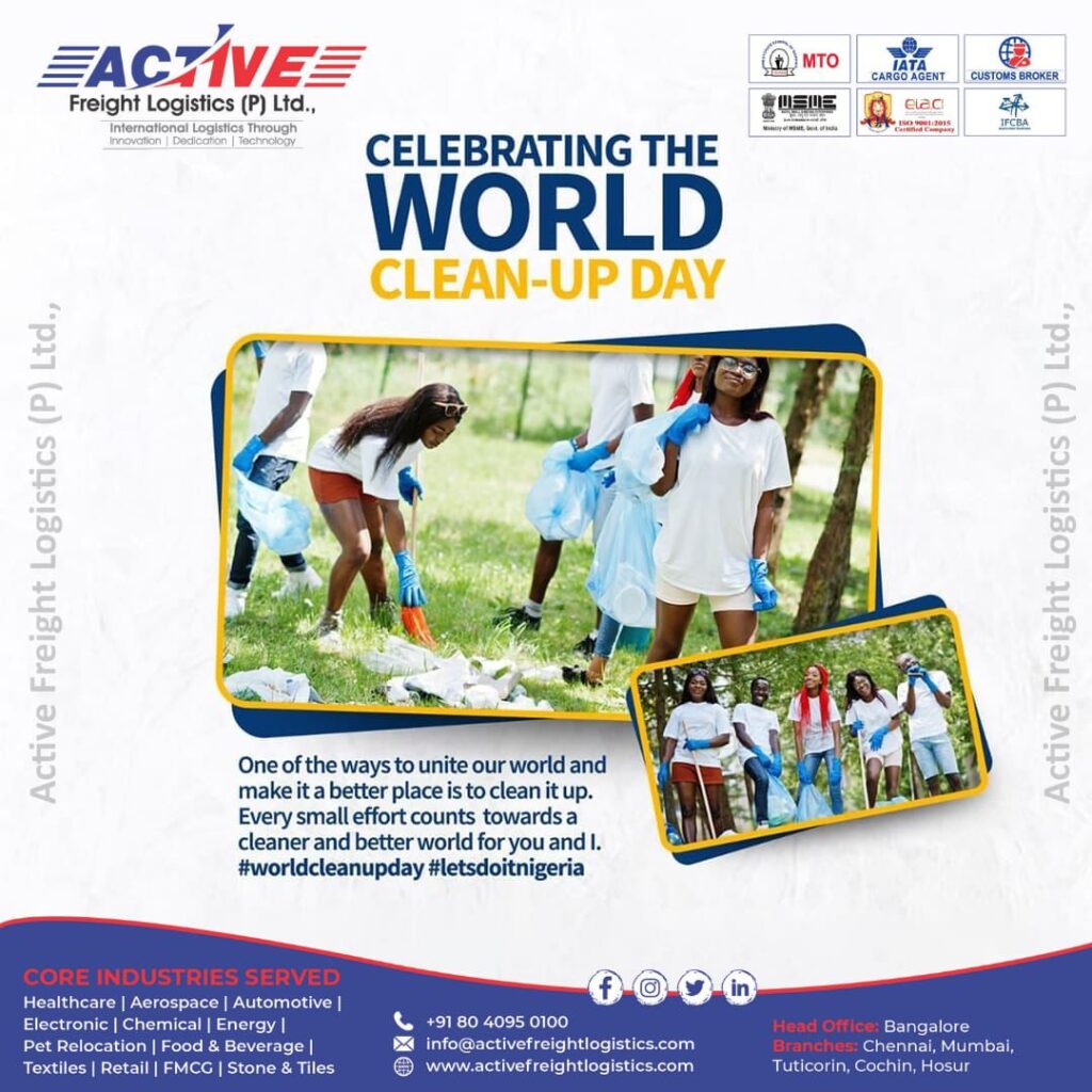 HAPPY WORLD CLEAN-UP DAY