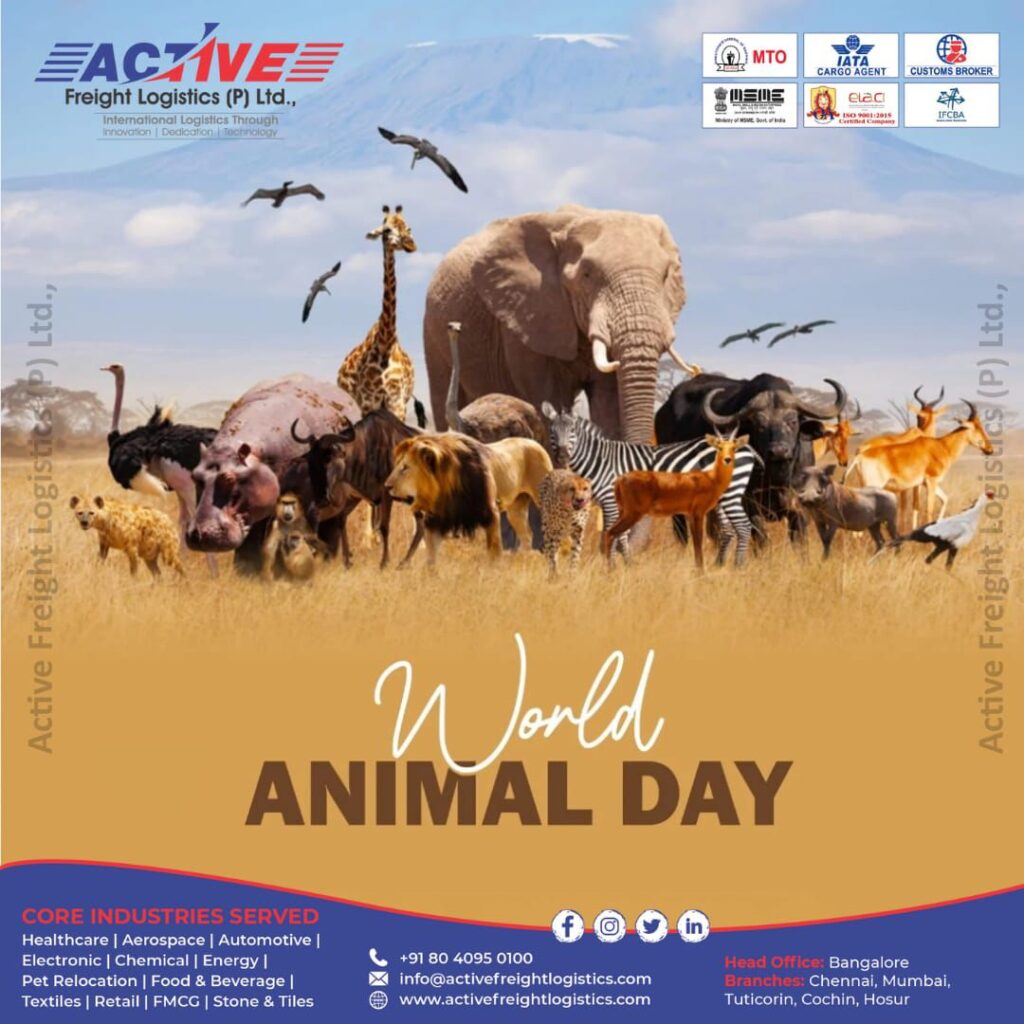 HAPPY WORLD ANIMAL DAY